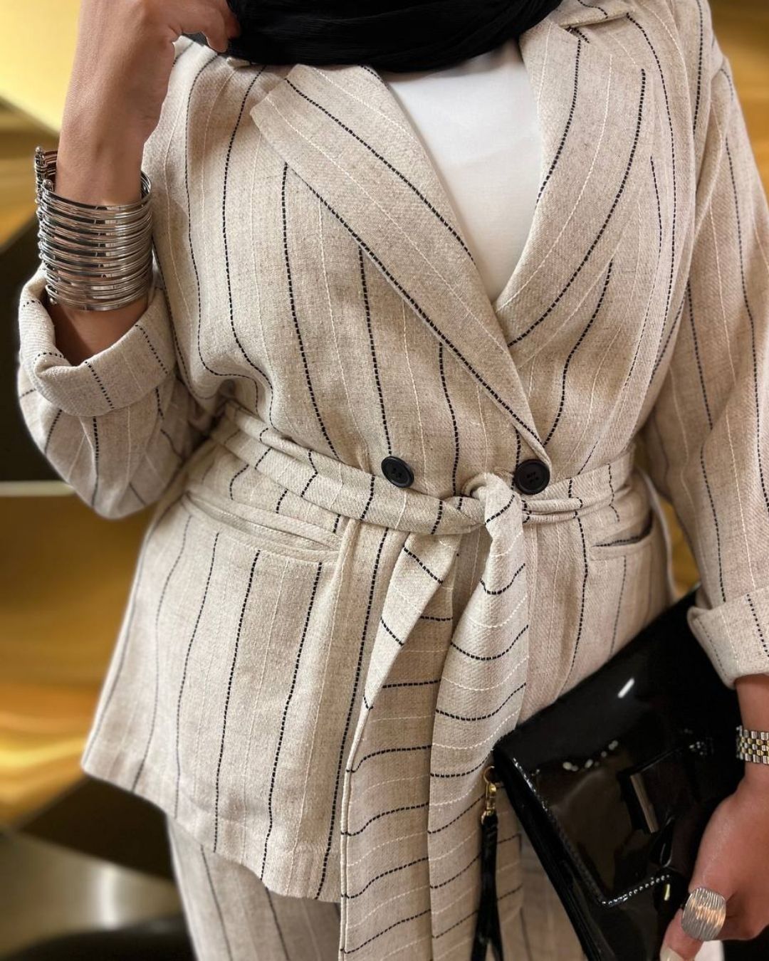 Striped Suit