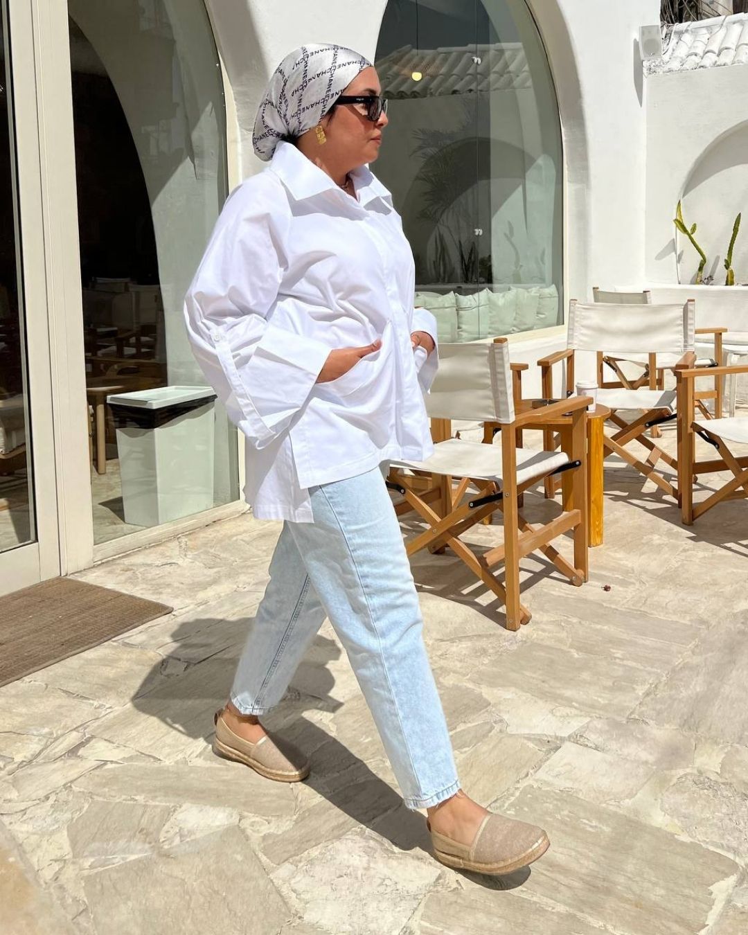 Shirt jacket (White)