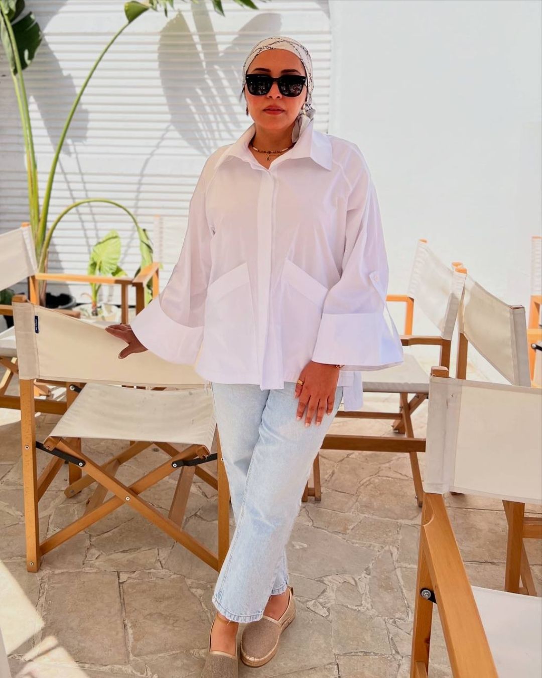 Shirt jacket (White)