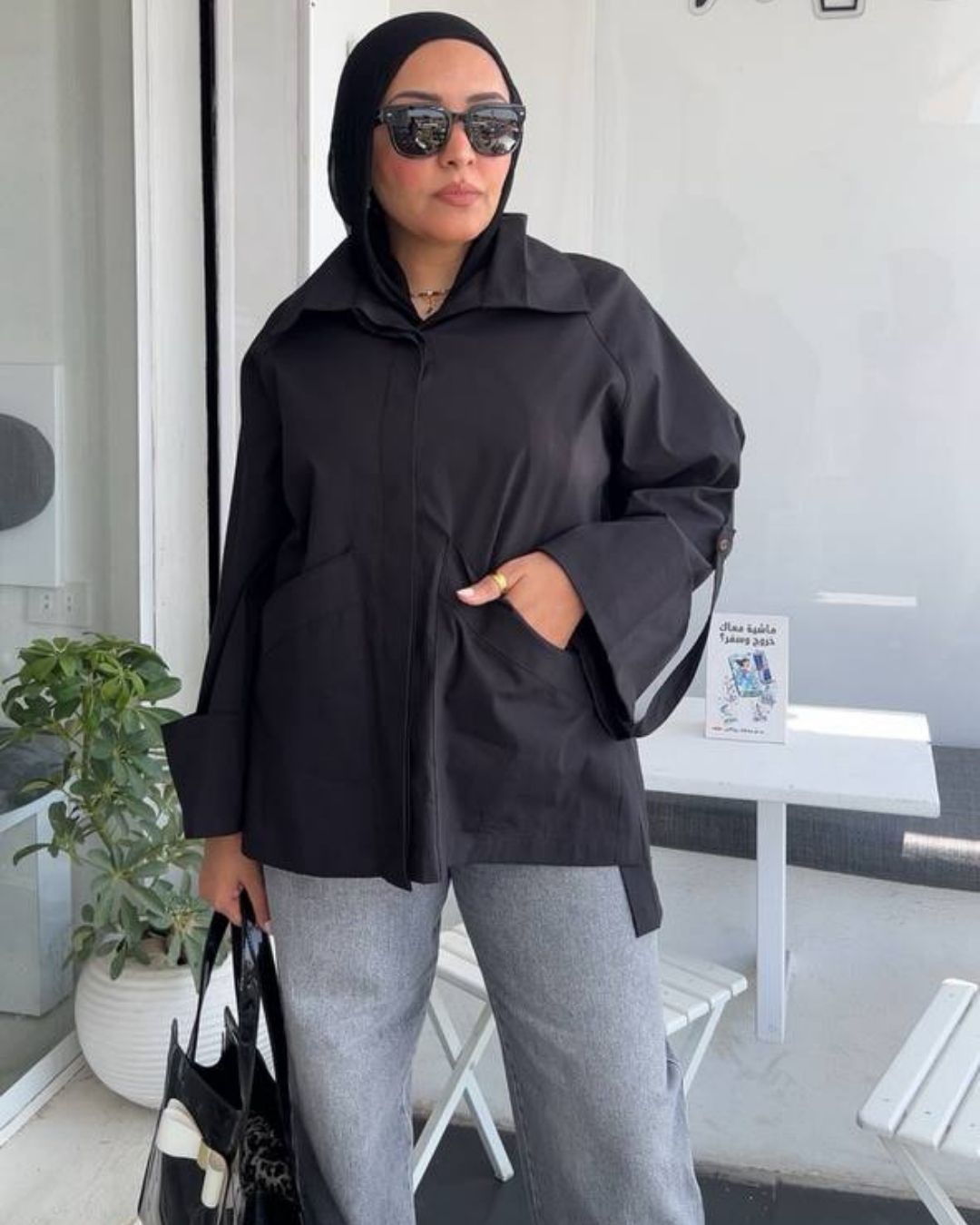 Shirt jacket (Black)