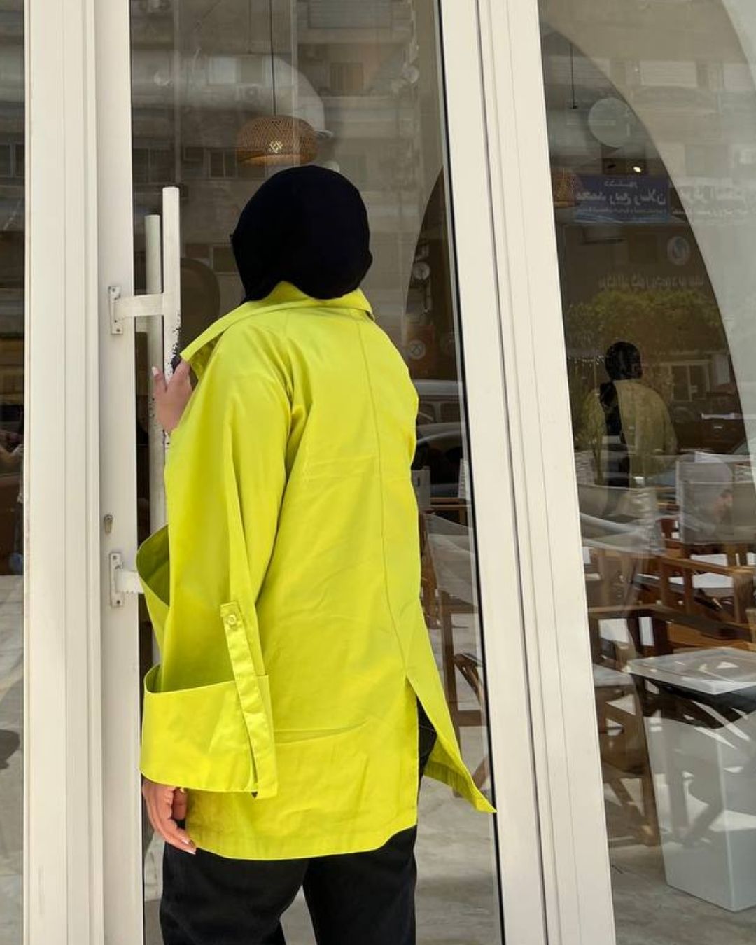Shirt jacket ( lime green )