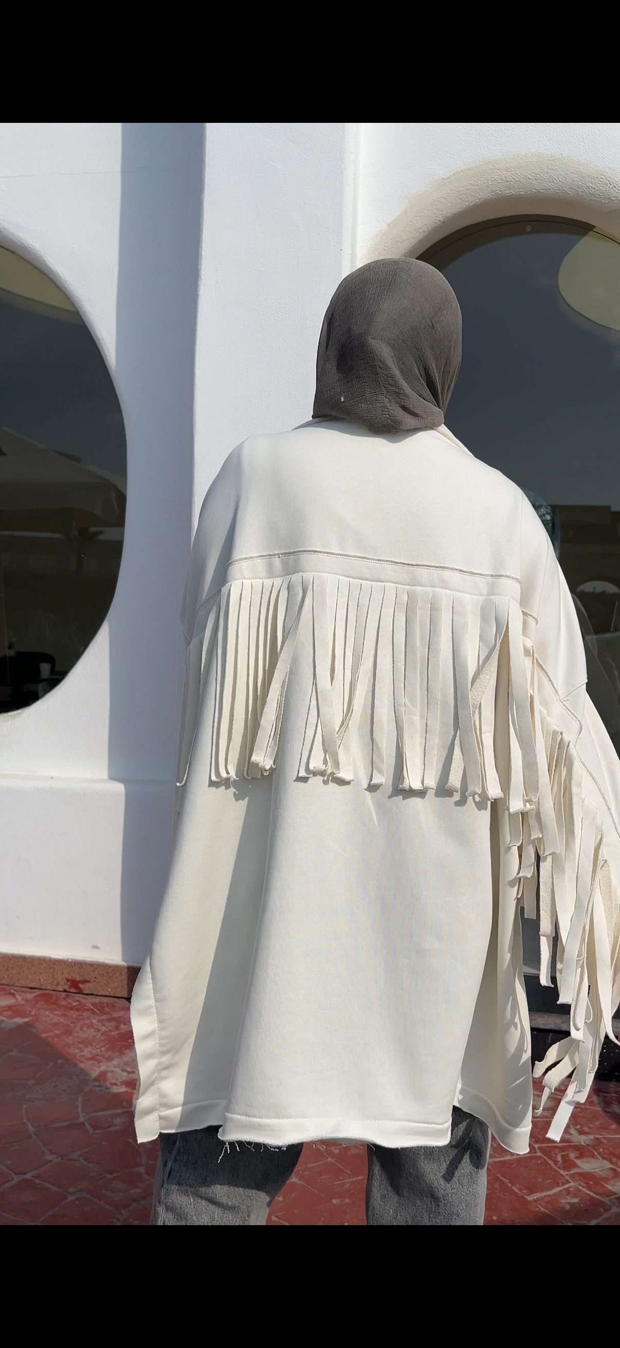 Fringes Oversized Cardigan