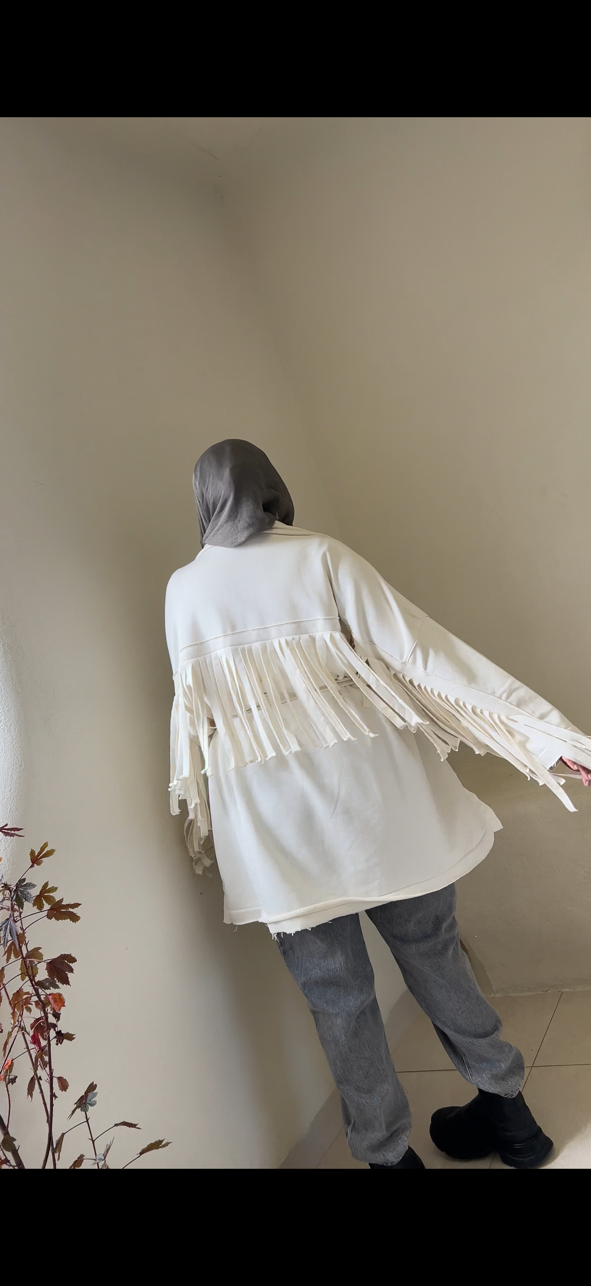 Fringes Oversized Cardigan