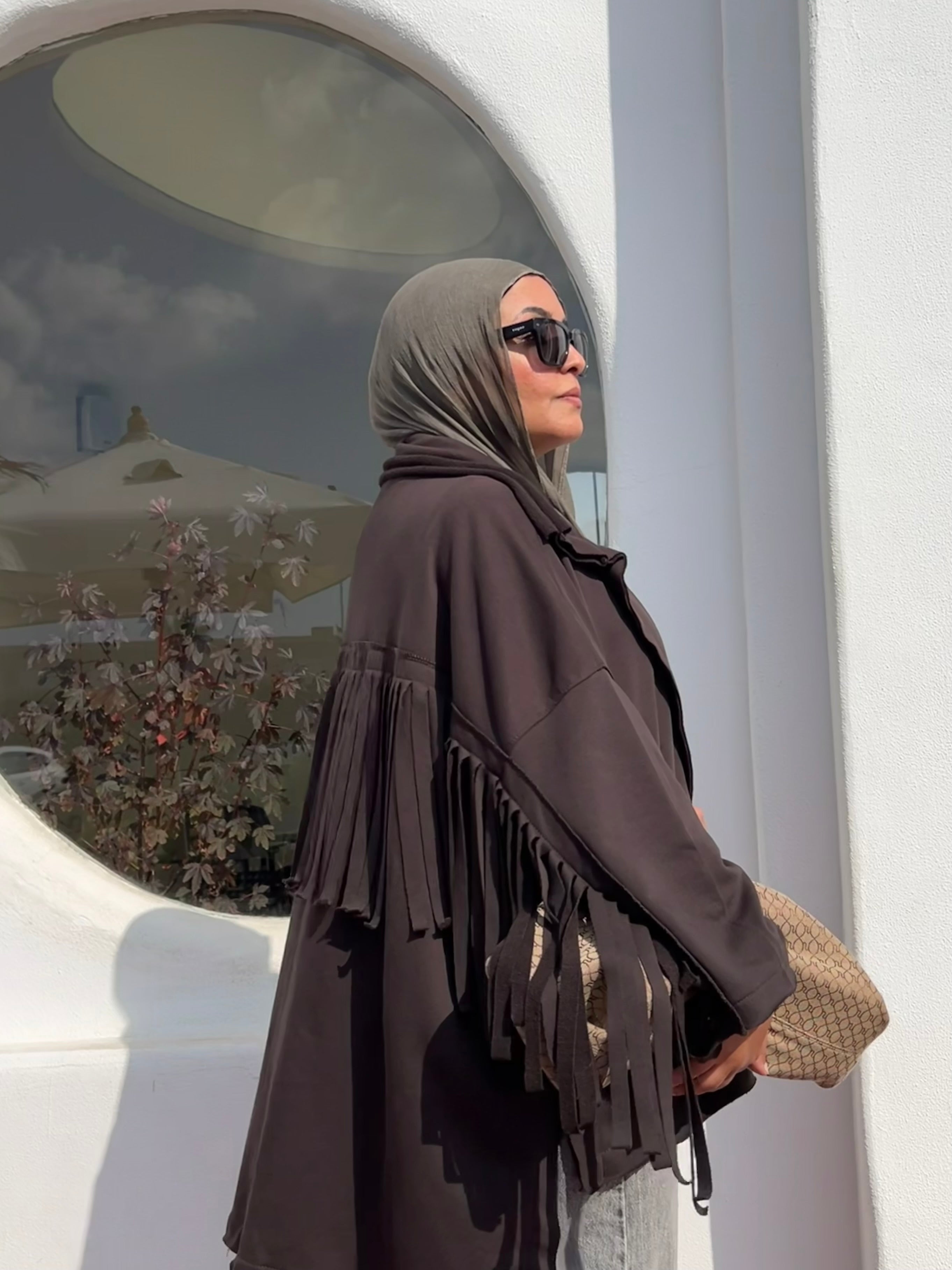 Fringes Oversized Cardigan