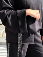 Shiny Ribbon Set | Black Oversized